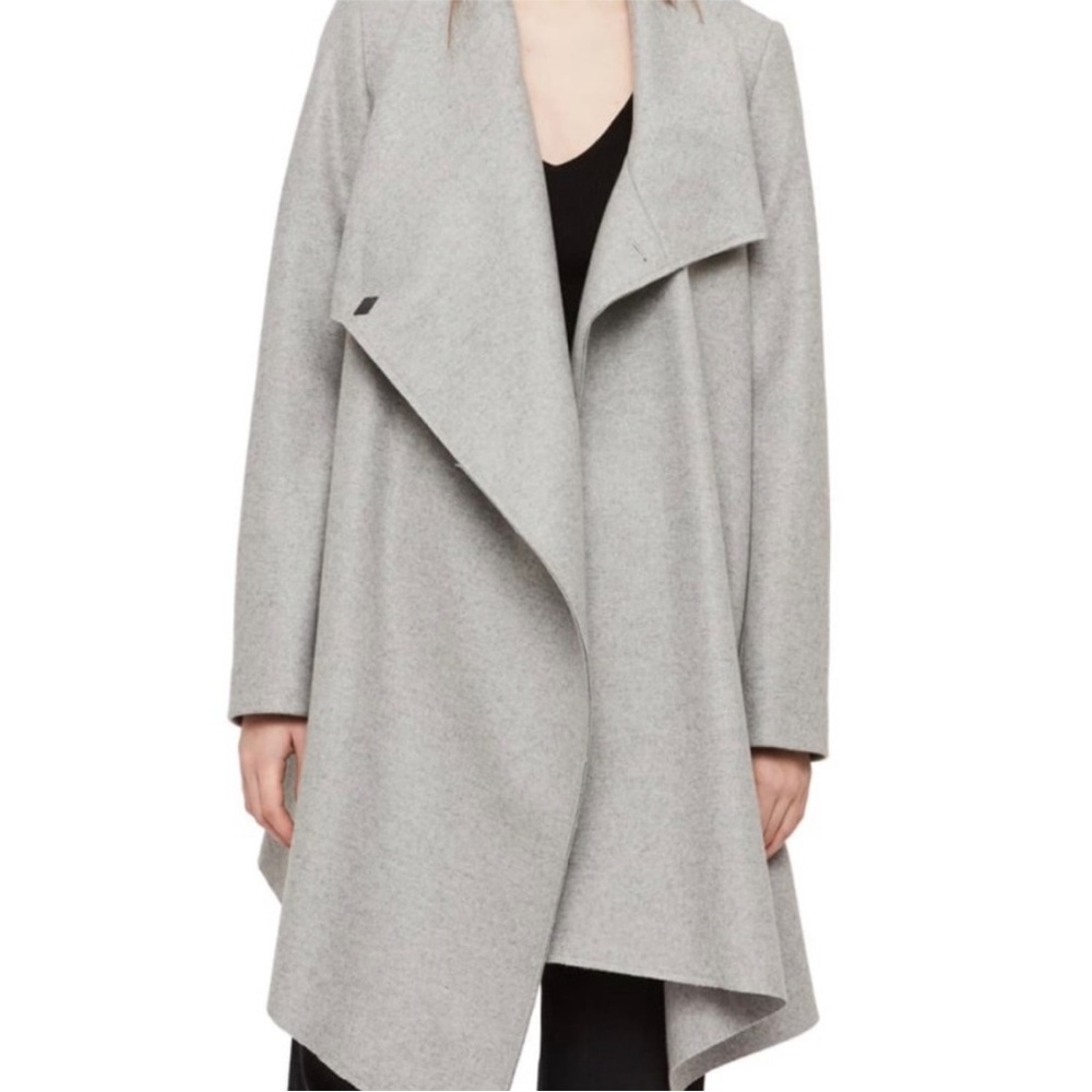 Allsaints City Monument Wool Coat in size US4/UK8